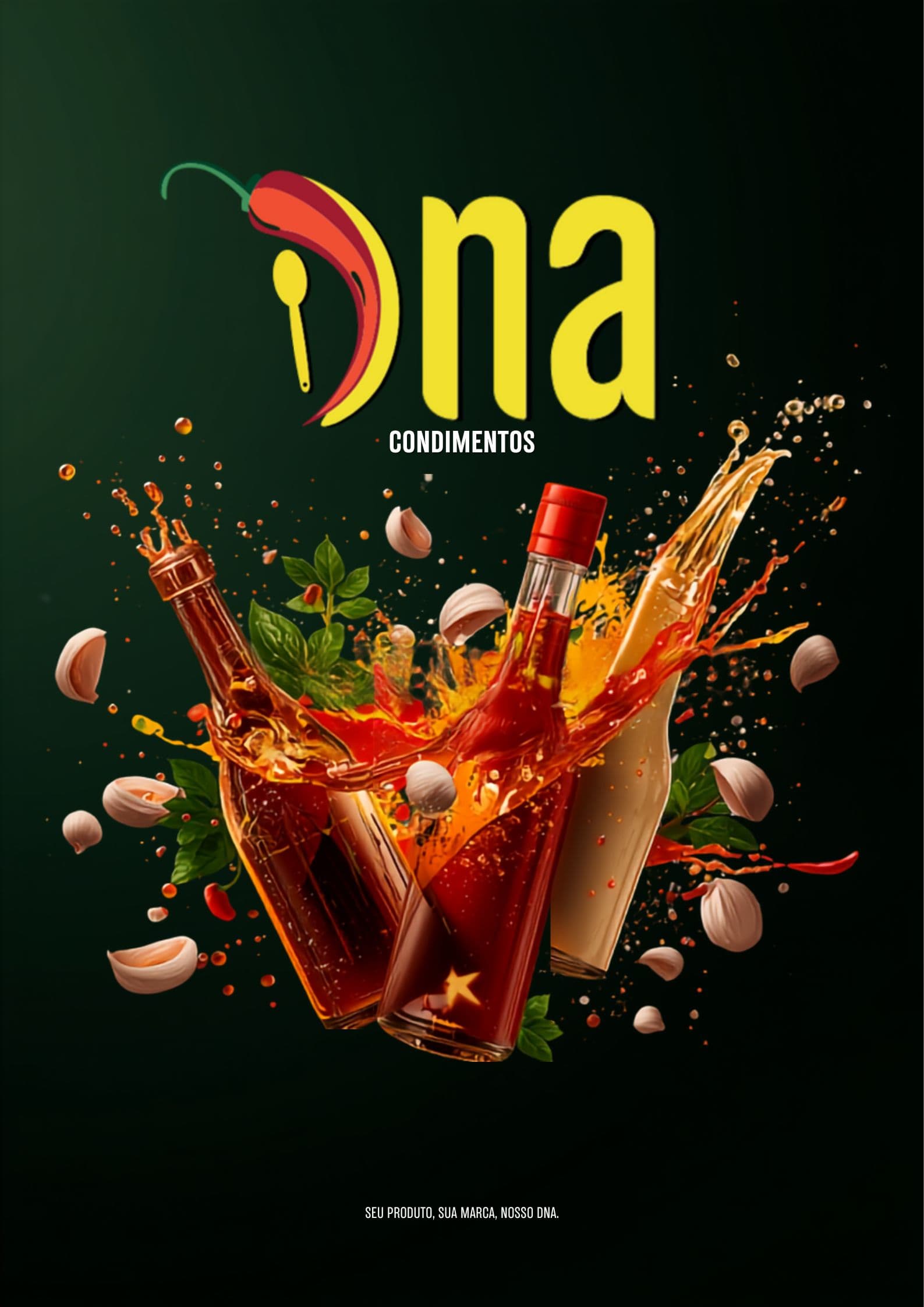 DNA Condimentos — Sua Marca, Nossa Produção